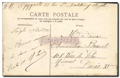 Laigle - La Caisse d'Epargne — editor desconocido, n° 24 — Reverso