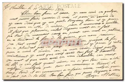Tipo dell’Auvergne — Una Ricca Contadina — Editore anonimo, n° 2500 — Verso