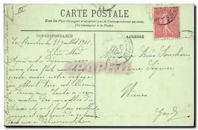 Tipos de Auvergne — La Bourriée — LL. — Verso