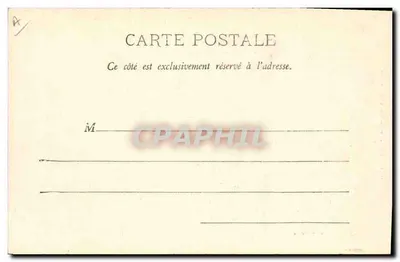 Mulher auvergnata em traje tradicional — Auvergne — Lib. Bougé-Real, 21 Rue de l'Écu, Clermont-Ferrand — Verso
