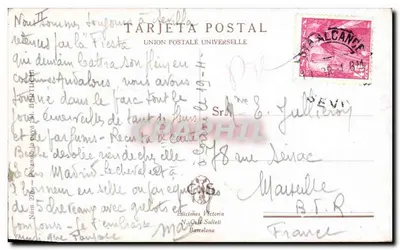 Mulher à janela — cena de rua — Edições Victoria, N.º 276a — Verso