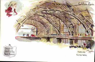 Teatro das Velhas Halles — O Velho Paris — Oferecida pelos Magasins du Bon Marché