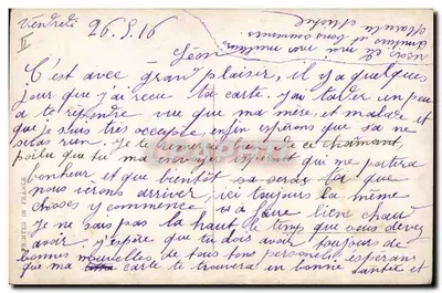 Albert I — Król Belgii — Chieti Rousseau Fot. Zbiór P. R. 155 — Rewers