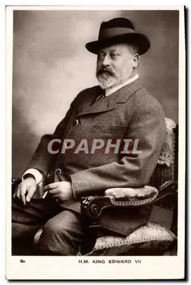 H.M. KRÓL EDWARD VII — portret w stroju — wydawca nieznany, n° 90