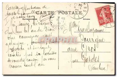Gato — Bom Ano — editor desconhecido, n° 602 — Verso