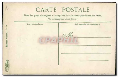 Algerije - Oude Tirailleur medaille - Uitgave Foto L. V. S. — Achterkant