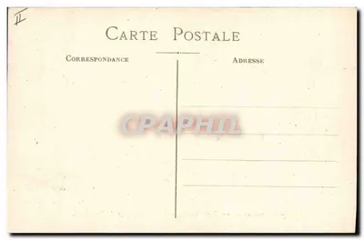 Nossos caçadores da África, perto de Nieupport — Guerra de 1914 — Edições Guiraud, Marselha — Verso