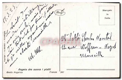 बैटो एंजेलिको के घंटों के ध्वनि — एडिटर ई. स्बोर्गी, संख्या 341 — पीछे