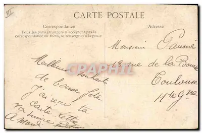 Mulher em traje de carnaval — Folies-Bergère — Delbarre, Naijery, Paris — Verso