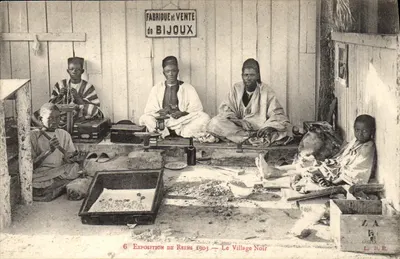 Ausstellung in Rims 1903 — Das Schwarze Dorf — L. B. R.