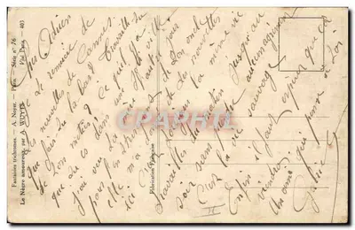 Negro sonriente — con margaritas — A. Wuyts, serie n° 403 — Reverso