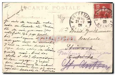 Montpellier — A Caixa de Economia & a Praça Giral — Verso