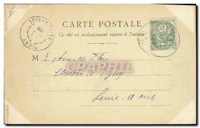 Moulins - Caixa de Epargna — editor B F Chalon-sur-Saône, n° 11 — Verso
