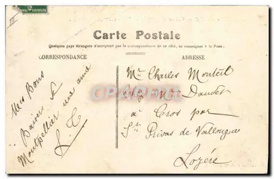 Montpellier — Kasa Oszczędności i Bulwar Ledru-Rollin — Wydawnictwo Paris-Montpellier, nr 57 — Rewers