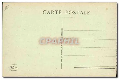 Mulhouse - Sparkasse und Vorstadt von Belfort — Verlag Ch. Bergeret, Straßburg — Rückseite