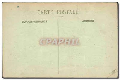 Mulher com traje tradicional — Auvergne — Lange, Avenue des Éclats, 38, Clermont-Ferrand — Verso