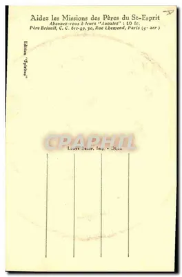 A. E. F. 的使命 — 学徒 — M. Briault — 背面