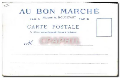 Grandes Degraus da Santa Capela — O Velho Paris — Oferecido pelos Lojas do Bon Marché — Verso