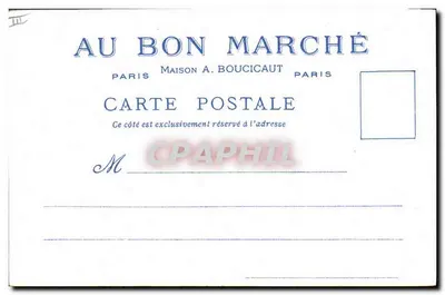 O Velho Paris — O Pignão da Grande Sala do Palácio — Ofertado pelos Magasins du Bon Marché — Verso