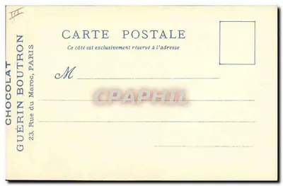 Porta Saint-Michel — Il Vecchio Parigi — Cioccolato Guérin-Boutron — Verso