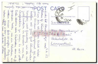 Koronacja, 2 czerwca 1953 — Majestatowa Królowa Elżbieta II. & S. W. Książę Edynburga — Culmer — Rewers