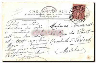 Edouard VII — rei da Inglaterra — M.J.S. — Verso