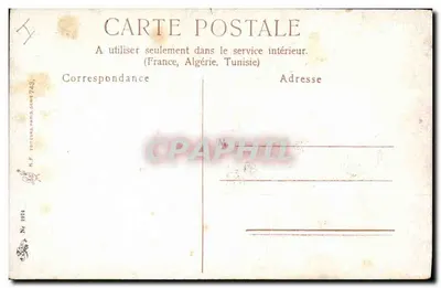 Lis i kot — scena zwierzęca — K.F. TOUTEUX, N° 1874 — Rewers
