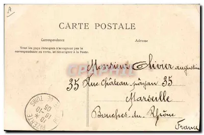 Bézerte — Tirailleurs Argelinos — Editora Van Ours, n° 502 — Verso