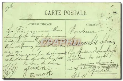 La Nouba dos Tirailleurs — CENÁRIOS E TIPOS — LL. — N° 6089 — Verso