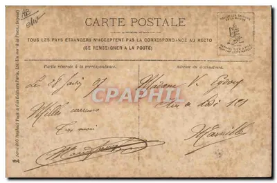 Polin — Ator famoso — Reuithuger Paris — Verso