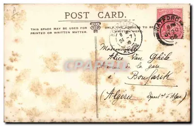 Miss Phyllis Dare — Retrato de uma jovem mulher — Regent Publishing Co. n°1029 — Verso