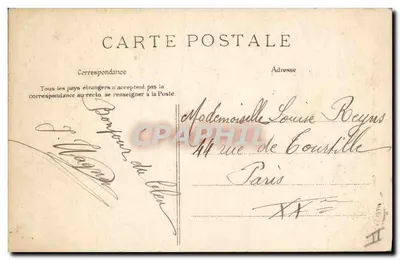 Melun — A Caixa de Economia — Editor E. L. D., n° 364 — Verso