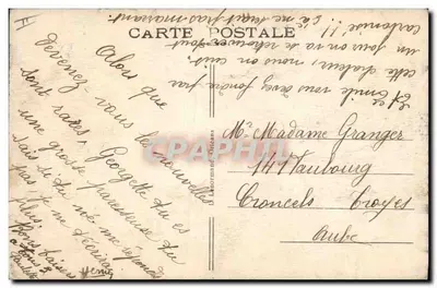 Montargis (Loiret) — La Caisse d'Épargne e il Giardino dell'Hôtel de Ville. — Verso