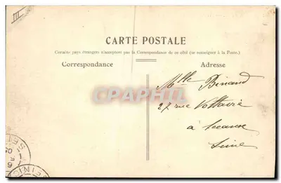 Meaux — Hotel-de-Ville e Caixa de Epargna — editor não visível — Verso