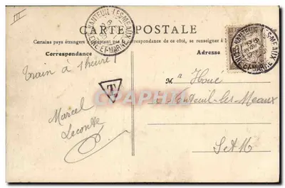 Meaux (S.-et-M.) — La Caisse d'Épargne — B. F., París — Reverso