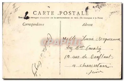 Nevers — Caisse d'Épargne, éditeur Edmond D. N. 53 — Verso