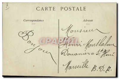 Auvergne — A Bourrée — Coleções ND. Fot. — Verso