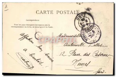 Dansen van Auvergne — Saint-Cernin (Lot) — J.B. (uitgever) — Achterkant