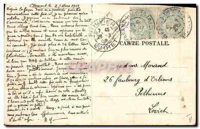 Tipos Auvergnats — Cruz de caminho — Editor: Tipos Auvergnats, n°40 — Verso