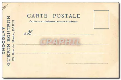 Der Galgen — AltParis — Chocolat Guérin-Boutron — Rückseite