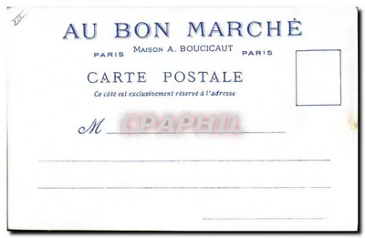 Um Canto na Seine — O Velho Paris — Oferecida pelos Magasins du Bon Marché — Verso