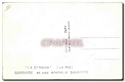 A Rua — rua animada — Edições Jaky (Aubusson) — Verso