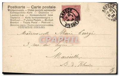 Chaton — Marsiglia — W. Schwarz, 1901 — Verso