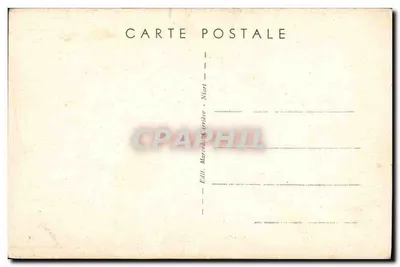 Foitiers — Monument à la Mémoire des Coloniaux — Éd. Marcelle Currière, Niort — Verso