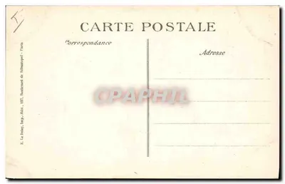 Tirador Argelino cuidando de um ferido alemão — 1914 — 4ª Série — Editor B.P.D. — Verso