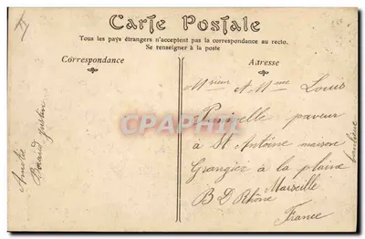 ALGER — Chasseurs d'Afrique, uniforme de campagne — Imprimerie Marcku — Rewers