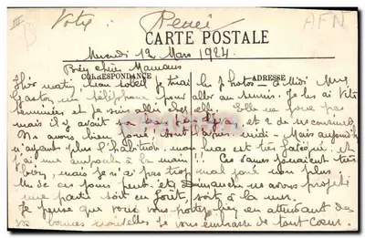 A Nouba dos Tirailleurs — CENÁRIOS E TIPOS — Edição das Galerias da França, Argel — Verso