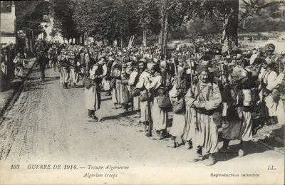 Algerische Truppe — Krieg 1914 — I.L. n°103