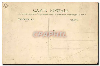 アンティーク絵葉書 ホーム・ノワール・ネグレ アンジェル博覧会1906 ブラック村 マラウトとその生徒たちが学校で — 裏面