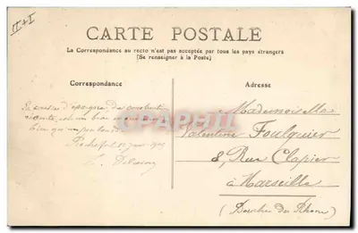 ROCHEFORT-sur-MER — La Caisse d'Épargne, La Rue Thiers — Colección A. Ripé — Reverso
